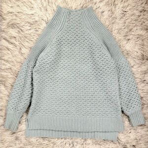 Anthropologie ‘Bia’ Mockneck Sweater - Sky Blue